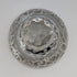 Antique American Art Nouveau Silver Overlay Glass Miniature Perfume Bottle